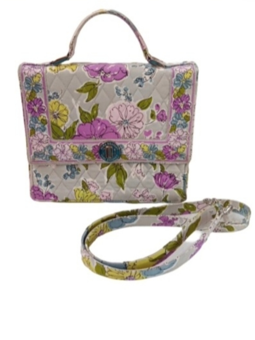 Vera Bradley Satchel Shoulder Bag | EUC | Quilted Floral